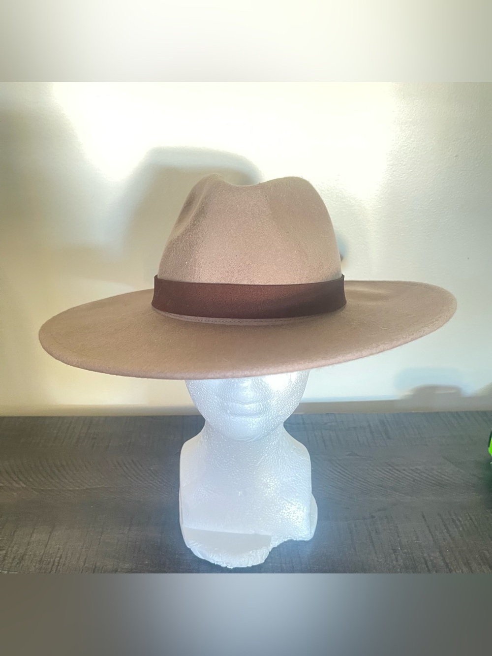 Free People Wide Brim 100% Wool Hat